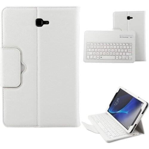 Magnetic Coque For Samsung Galaxy Tab A 10.1 T580 T585 Case with Keyboard Bluetooth PU Removable Cover For Samsung T580 Case
