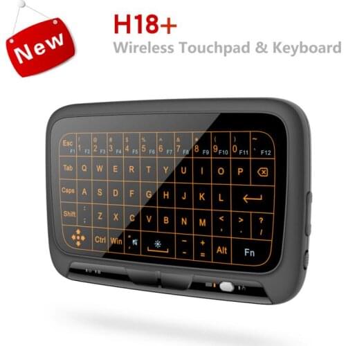 Mini H18+ 2.4GHz Wireless Keyboard Touchpad Touchpad Usb Color Three Levels Of Backlight Air Mouse With Built-in Lithium Battery