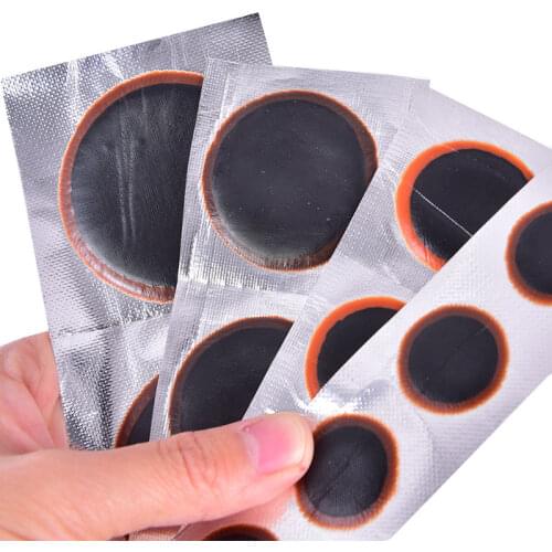 Bike Tire Patches Tool Flat Glue Lever Set Tire Fix Kit Tire Tyre Inner Tube Puncture Rubber Patch