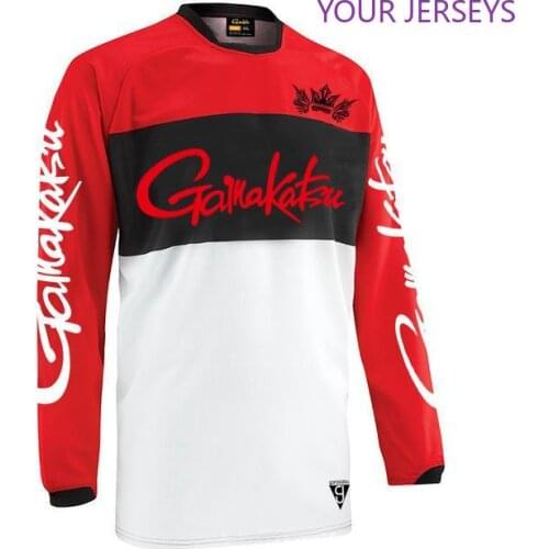 New 2022 Summer GAMAKATSU Fishing Jersey Men Clothing Fishing Clothes Anti-UV Quick-Dry Breathable Long Sleeve Fishing Shirt