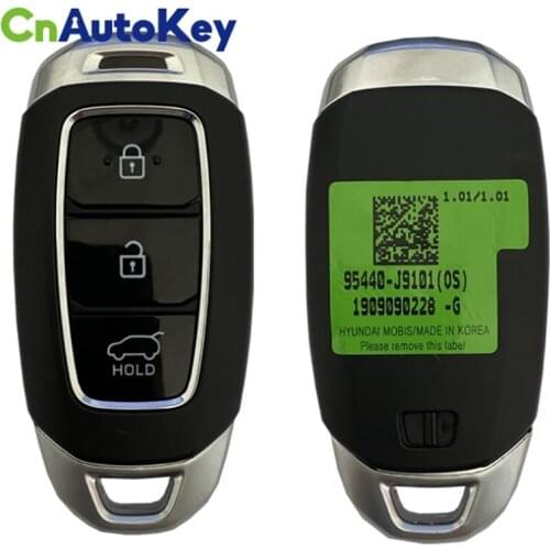 CN020160 Original For Hyundai Kona 2020+ Smart Key Keyless Go 3Buttons 433MHz FCC 95440-J9101
