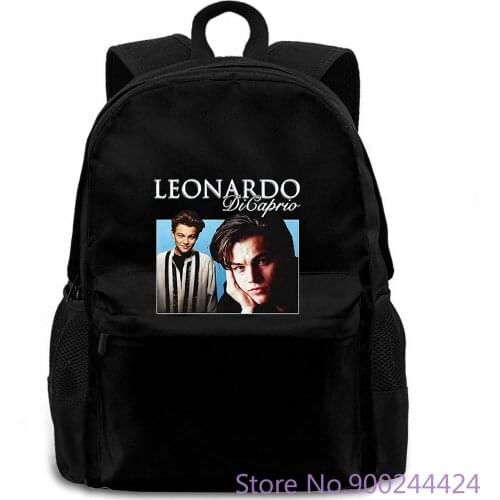 Leonardo Dicaprio, Titanic, 90s for wo women men backpack laptop travel school adult student