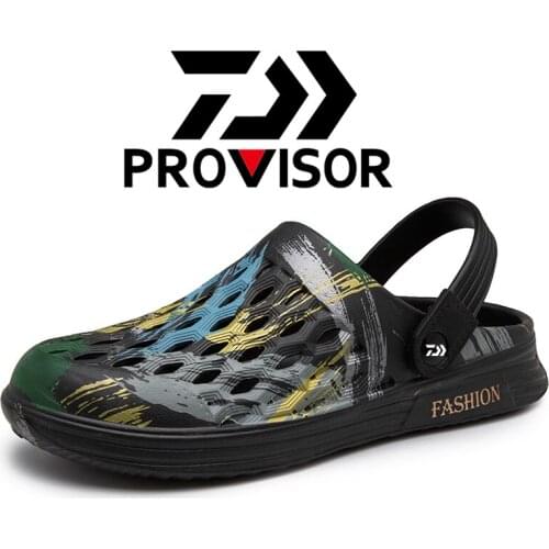 New Daiwa Summer Fishing Water Shoes Men Anti Slip Breathable Slippers Male Fashion Shoes Ladies Casual Beach Sandals Outdoor