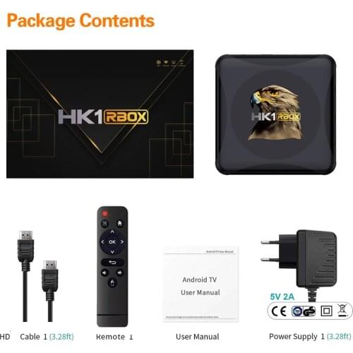 5pcs HK1 R1 mini Smart TV Box Android 10 Rockchip RK3318 4G 64GB Support 1080p 4K Media Set Top Box HK1 RBOX
