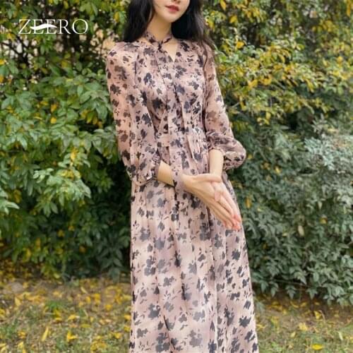 2020 Spring Autumn Female Plus Cashmere Leopard Midi Dress Women V-Neck Lantern Sleeve High Waist Belt Big Swing A-Line Dresses
