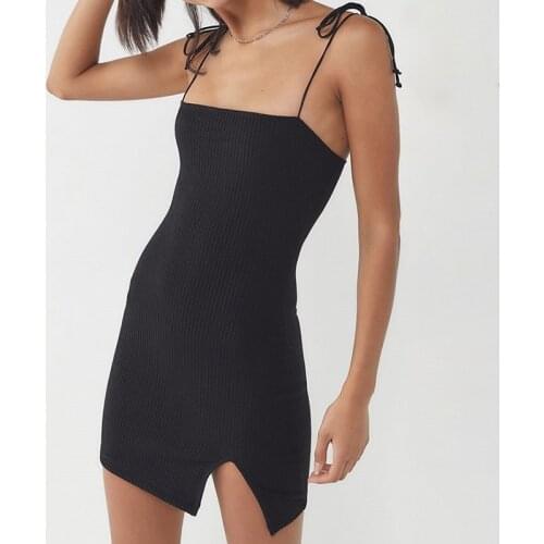 Women Casual Summer Sleeveless Backless Short Dress Party Sexy Club Clothes
