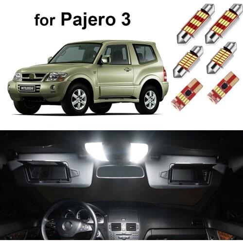 16Pcs Canbus Car Led Interior Light Kit For Mitsubishi Montero Shogun Pajero 3 V60 V73 V75 V77 (2000-2006) Indoor Lamp