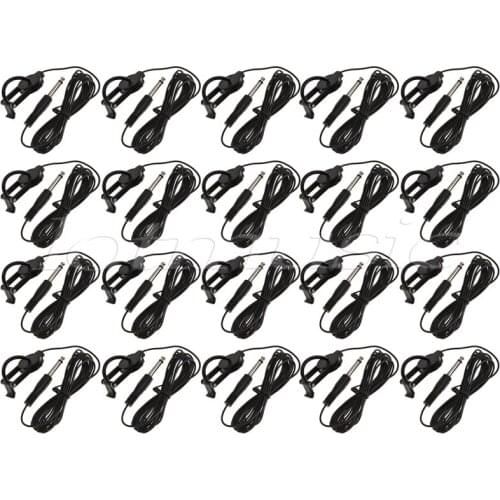 Clip On Contact Microphone Piezo Pickup Transaducer for Guitar Violin Uke 20Pcs