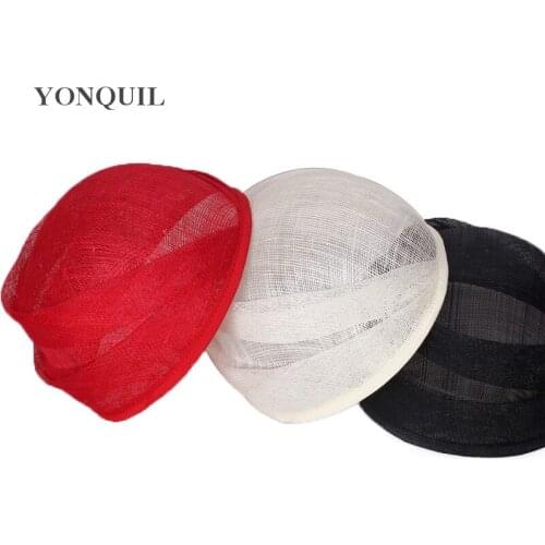 3 Color 20CM Sinamay Hats Fascinator Base for Making Fascinators Nice Party Hats Cocktail Hats Millinery Headwear Occasion Hats