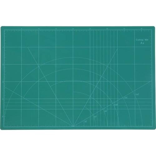 A3 Grid Lines PVC Cutting Mat Board DIY Craft Tools Office Stationery Accessory Double-Sided Cutting Pad With White Core