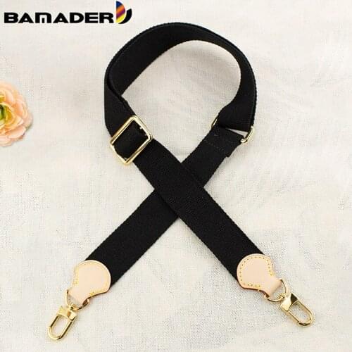 BAMADER Adjustable Canvas Bag Strap Black Bag Strap For Crossbody Women luxury Replace Bag Strap Webbing Wide Shoulder Straps