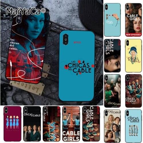 MaiYaCa Russia TV Cable Girls Cover Black Soft Shell Phone Case for iPhone 11 pro XS MAX 8 7 6 6S Plus X 5S SE 2020 XR cover
