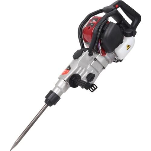 Four-stroke Gasoline Driller Impact Drill Concrete Rock Electric Hammer Broken Stone Petrol Pickaxe Dual-use Rock Drilling Tools