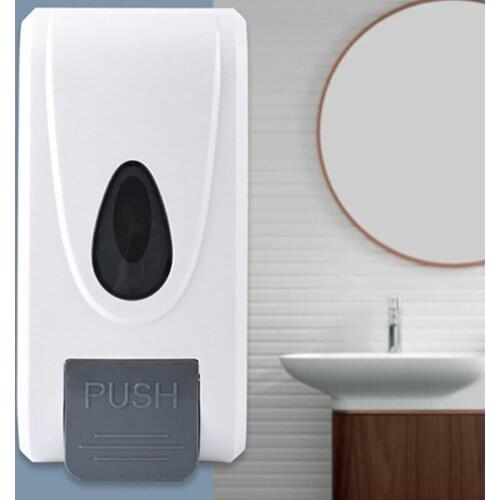 Euro Style Soap Dispenser Soap New Dispenser Manual Wall-Mounted 1000Ml Hotel Bathroom Soap Dispenser Hand Sanitizer Bottle