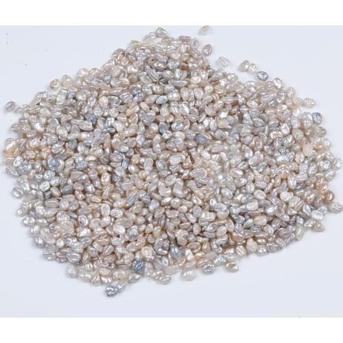 4-5mm Small Size Jewelry Inlay Decoration Materials Natural Keshi Pearl DIY Manicure 100g