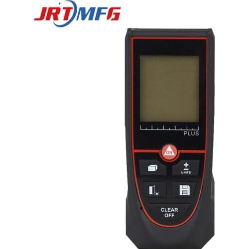 JRTMFG Laser Distance Meter 100m Handheld Portable Electronic Measurer Building Width Thickness Measure Tools Laser Rangefinder