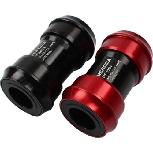 MEROCA BB30 PF30 MTB Bike Ceramic Bearing Bottom Bracket Press-in Center Axle For Shimano Bicycle Parts