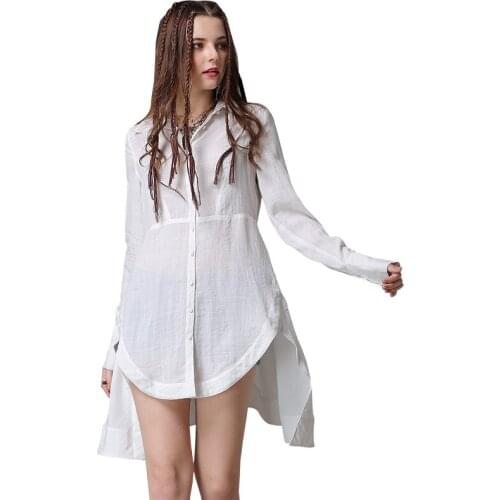 Женские белые рубашки Kez Keer China At AliExpress