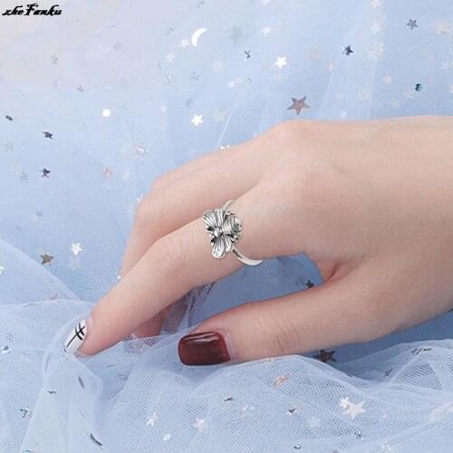 2021 New Love Rings for Women Heart Thick Ring Luxury Fashion Jewelry Rings for Women Gift