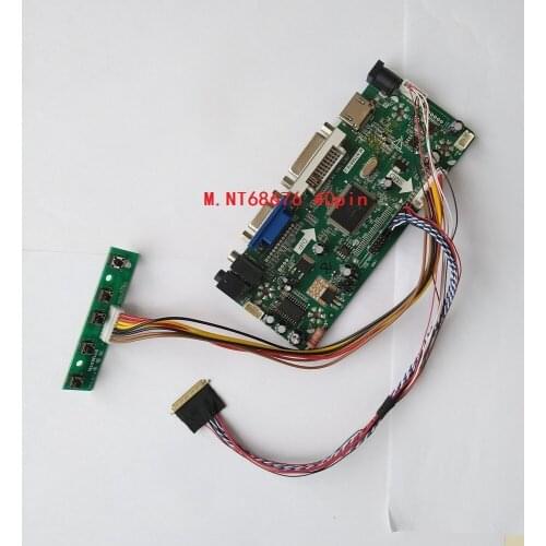 M.NT68676 HDMI VGA LED LCD DVI Controller board driver for LP156WH2(TL)(G1)/LP156WH2(TL)(G2) 1366*768 15.6" panel cable