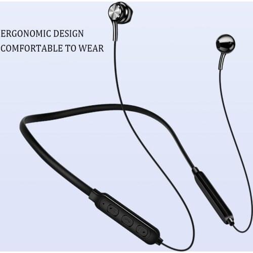 Kebidu Magnetic Wireless Bluetooth Earphone Stereo Sports Waterproof Earbuds Wireless in-ear Headset with Mic For Xiaomi