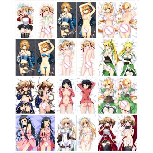 Sword art online (SAO) anime Characters leafa & silica & yui throw pillow cover gun gale online GGO body Pillowcase