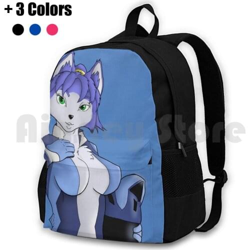 Outdoor Hiking Backpack Riding Climbing Sports Bag Krystal Fox Star Fox Starfox Video Games Nintendo Adventures Command Assault