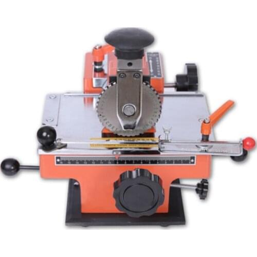 Semi-automatic Metal Nameplate Label Sheet Embosser Stamping Printer Pressure Marking Machine