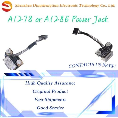 Tested DC Power Jack Charge for Macbook Pro 13'' 15'' 17'' A1278 A1286 A1297 2009 2010 2011 2012 Year