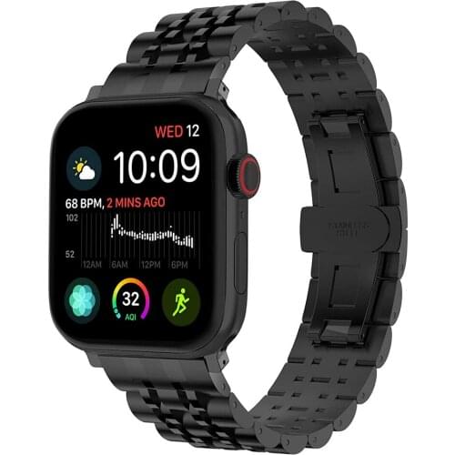 Belt for apple watch strap Series 3 4 5 44mm 42mm 40mm 38mm bracelet correa for iwatch band straps Stainless Steel Link Bracelet