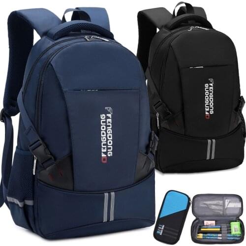Fashion Men Backpack Waterproof Students Schoolbag Junior High School bag For Teenager Boys 2021