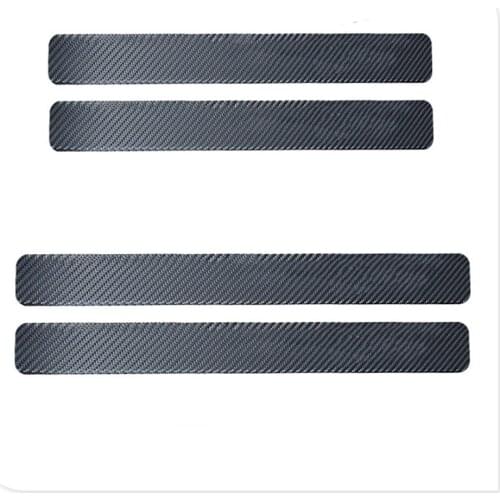 4PCS Car Styling Stickers Scuff Anti Scratch Carbon Fiber for Fiat Tipo Qubo Panda Mobi 500X Argo 500L 124 Croma Linea Ulysse