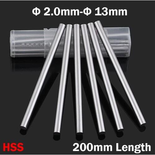 10.1mm 10.2mm OD 100mm 150mm 200mm Length W4241 HSS Jobber Drill Bit Boring Round CNC Fly Cutter Turning Lathe Tool Bar Rod