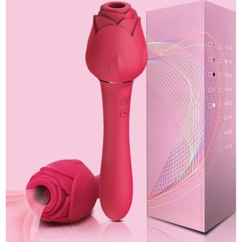 Powerful Rose Sex Toy Vibrator For Women Clitoris Nipple Clit Sucker Vacuum Stimulator Dildo Vibrators Female Toys for Adults 18