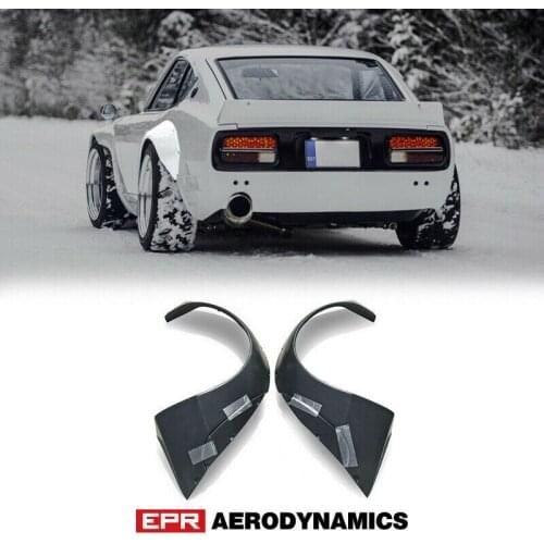 For Nissan Fairlady 1970-1973 Datsun 240Z (S30) PD Type FRP Unpainted RB Style rear fender flares +100mm 4Pcs Exterior Bodykit