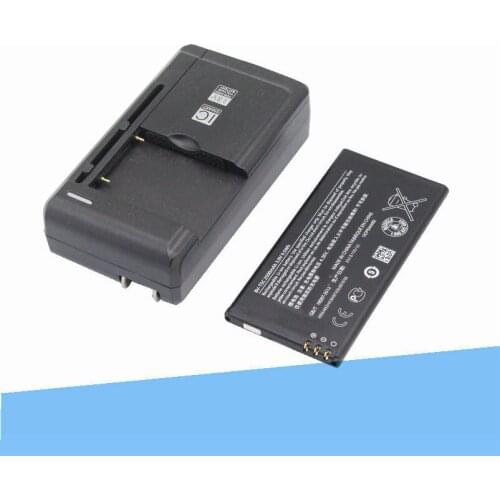 1x 2500mAh BV-T5C Battery + Charger for Microsoft Nokia Lumia 640 Battery RM-1109 RM-1113 RM-1072 BV T5C 1113 1073 Dual 1077