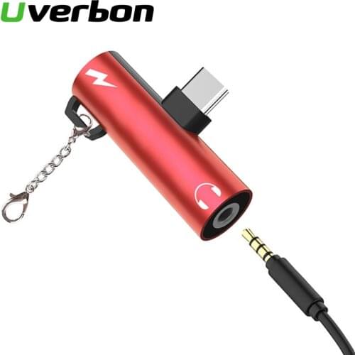 2 In 1 Type C To 3.5mm Jack Earphone Charging Converter USB Type-C Audio Adapter for Huawei P10 Mate 20 Xiaomi 6 Type C Phones
