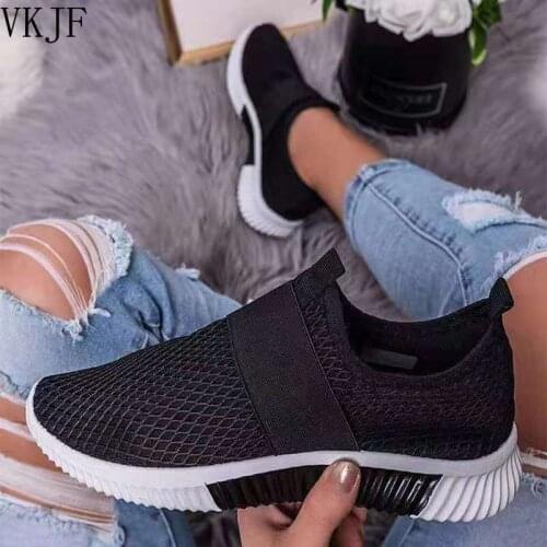 2021 Summer New Women Fashion Velcro Sports Shoes Comfortable Mountaineering Shoes Running Soft Sole Anti Slip Zapatos Mujer