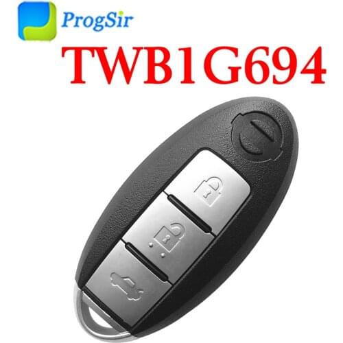 3 Button 434 Mhz FSK Smart Proximity Key for Nissan Juke Qashqai with PCF7952 Hitag2 ID46 Chip FCCID: TWB1G694