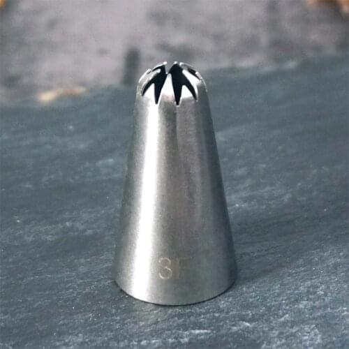 #3F Small Size Drop Flower Piping Nozzle Cake Decorating Cream Pastry Cupcake Create Cherry Blossoms Sakura Icing Tip