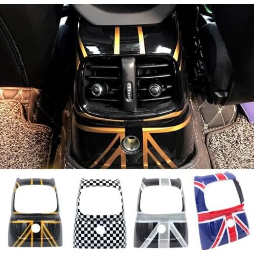 ABS Car Back Air Vent Cover Rear Outlet Anti Kick Protection Sticker for Mini Cooper New Countryman 2017 F60 Interior Styling