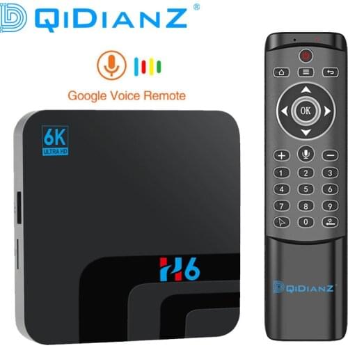 Android 9.0 Smart TV BOX Allwinner H6 MAX Quad Core 4G DDR3 32G EMMC ROM 6K Set Top Box Wifi media player TV Receiver