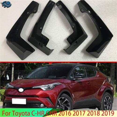 Car Accessories For Toyota C-HR CHR 2016 2017 2018 2019 4PCS Mud Flaps Splash Guards Fender Mudguard Kit Mud Flap Splash Guards