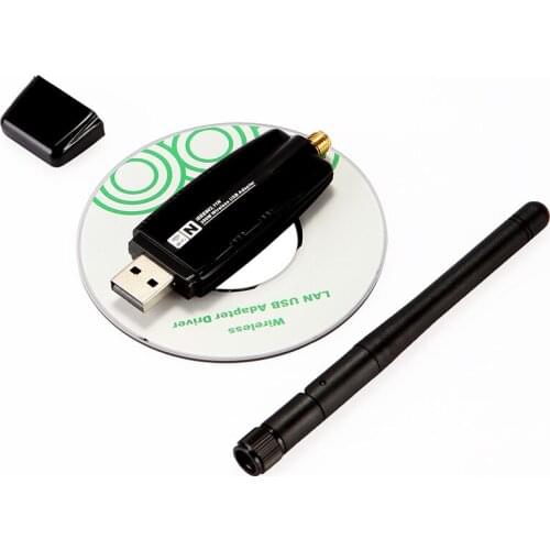 USB Wireless Adapter 300Mbps 300M WiFi Lan Network Card IEEE 802.11b/g/n Antenna for Notebook PC Desktop Computer Accessories