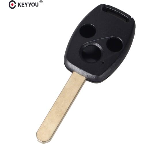 KEYYOU 30X 3 BUTTON KEY FOB REMOTE CAR KEY CASE FOR ACCORD JAZZ CRV Odyssey S2000 CIVIC