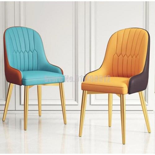 Net red makeup dressing table single chair backrest nordic dining table computer bedroom desk writing stool postmodern
