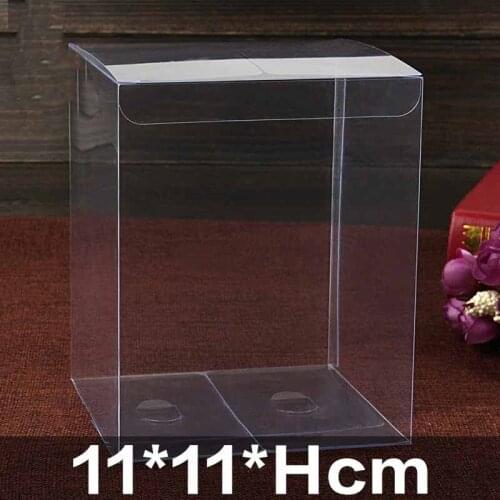 DIY Crafts Pen Necklace Package Poly Boxes Weeding Favor Small Gifts Storage Clear Plastic PVC Box Wholesale 20pcs pvc cute box