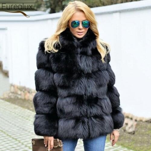 Furealux Short Fur Coats