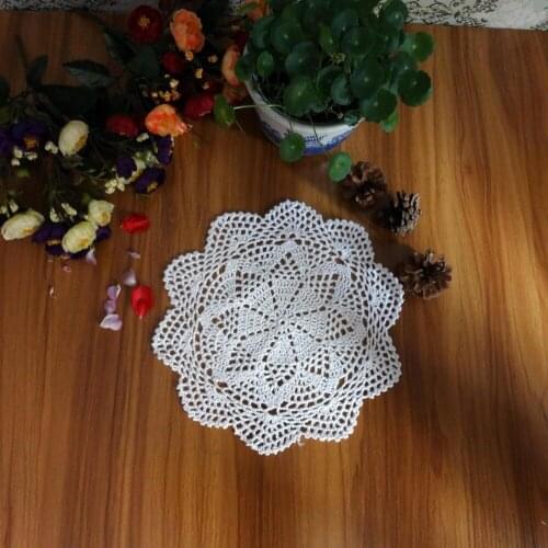 Janpan style 2016 new arrival 12 pic/lot button coaster with flower fabric doilies as tableware kitchen accessories photo props
