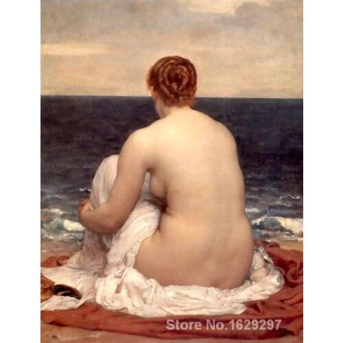 Paintings for living room wall Psamathe Frederic Leighton High quality Hand painted